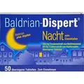 Produktbild: Baldrian-Dispert Nacht zum Einschlafen, 50 St. Tabletten