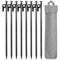 Produktbild: ‎Zelt Heringe Stahl Erdnägel 30 cm Stabil Camping Zeltheringe Lange und Stabi...