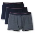 Produktbild: CALIDA Boxershorts Natural Benefit (3er Pack) Single Jersey-Qualität, elastisch blau XXL (58/60)