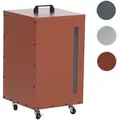 Produktbild: Pelletbehälter HWC-Q30, Pelletbox, Aufbewahrungsbox für z.B. Tierfutter, Sichtfenster Rollen 62x36x36cm ~ kupferfarben
