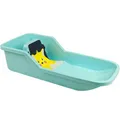Produktbild: Hamax Baby Bob Schlitten | Babyschlitten mit Sitz & Rückenlehne | sicherer Kinderschlitten für Kleinkinder | robuster Kunststoff | ideal für erste Rodelausflüge | Blau