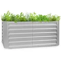 Produktbild: Blumfeldt High Grow Straight Hochbeet 120x60x60cm 432l Stahl Silber
