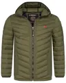 Produktbild: Geographical Norway Herren Herbst Winter Jacke Steppjacke Stehkragen Übergangs, Farbe:KAKI, Größe:L