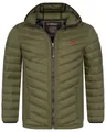 Produktbild: Geographical Norway Steppjacke Herren Herbst Winter Jacke Steppjacke Kapuzenjacke Übergangs Outdoor