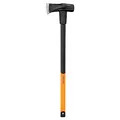 Produktbild: Fiskars Spalthammer (geschmiedet), 2 in 1: Axt und Hammer, Gewicht: 4,6 kg, Gehärtete Stahl-Klinge/Glasfaserverstärkter Kunststoff-Griff, Schwarz/Orange, X46, 1001705