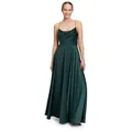 Produktbild: Vera Mont Abendkleid Damen mit Wasserfallausschnitt Material grau S (36)
