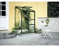 Produktbild: Anlehngewächshaus Halls Altan 2 Blankglas 3 mm 132x69 cm grün