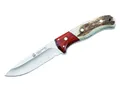 Produktbild: PUMA IP Gürtelmesser, Stahl AN.58, Hirschhorn-Rosewood Griff, Fangriemen-Oese, Lederscheide
