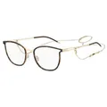 Produktbild: BOSS 1393 06J 53 Damen Brille Brillenfassung Brillengestell Braun Gold mit Kette