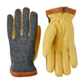 Produktbild: Hestra Deerskin Wool Tricot Handschuhe Fingerhandschuhe Lederhandschuhe Herrenhandschuhe Herren - mit Futter Winter Herbst-Winter - 9 HS gelb