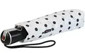 Produktbild: Knirps Regenschirm Taschenschirm Large Duomatic Polka Dots - White-Black