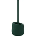 Produktbild: WC-Garnitur Badi Dunkelgrün Keramik, mit Silikon-Bürstenkopf, Grün, Keramik grün - grün - Wenko
