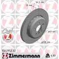 Produktbild: 2x ZIMMERMANN Formula F Bremsscheibe 150.2952.32