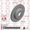 Produktbild: ZIMMERMANN Bremsscheibe Ø330 belüftet hinten links für BMW 3er Touring Toyota
