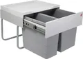 Produktbild: Hailo 3644701 - AS Raumspar Tandem S - 18L/12L Abfallsammler Mülleimer