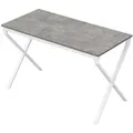 Produktbild: B&D Home Esstisch, Grau, Weiß, Holzwerkstoff, Metall, Rechteckig, 120x76x60 cm, Esszimmer, Tische, Esstische