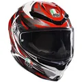 Produktbild: AGV K6 S Reeval Helm, weiß/rot/grau, XL (61/62)