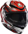 Produktbild: AGV K6 S Reeval Helm, weiß/rot/grau, XL (61/62)