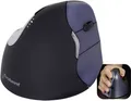 Produktbild: Evoluent VerticalMouse 4 Right - Vertical mouse - Für Rechtshänder - Laser - 6 Tasten - kabellos - 2.4 GHz - kabelloser Empfänger (USB)