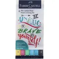 Produktbild: Faber-Castell 267116 - Tuschestift Pitt Artist Pen Lettering, 6er Etui bunt