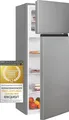 Produktbild: Exquisit Kühl- und Gefrierkombination KGC270-45-010E silber | Standgerät | 206 l Volumen | Silber