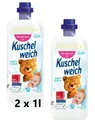 Produktbild: Kuschelweich  Weichspüler „Sanft & Mild„ 2 x 1l Flasche