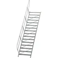 Produktbild: MUNK Treppe 45°  inkl. einen Handlauf, 1000mm Stufenbreite, 16 Stufen