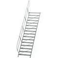 Produktbild: MUNK Aluminium-Treppe Stufen 45° 16 Stufen