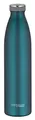 Produktbild: THERMOcafé by THERMOS TC BOTTLE teal mat 1,00l, Isolierflasche aus Edelstahl, kohlensäurefest, 12h heiß 24h kalt, Auslaufsicher, für Schule, Unterwegs & Büro