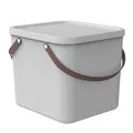 Produktbild: Albula Aufbewahrungsbox 40l mit Deckel, Kunststoff PP recycelt, weiss, 40l 40...