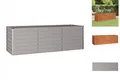 Produktbild: Pflanzkübel Blumenkübel Pflanzcontainer Pflanzgefäße Grau 240x80x77 Cm Kortensta