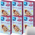 Produktbild: Kölln Müsli Beere-Apfel-Hafer ohne Zuckerzusatz 6er Pack (6x400g Packung) + usy Block