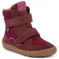 Produktbild: froddo® BAREFOOT TEX WINTER Barfußschuh Klettschuh, Winterstiefel mit TEX-Membrane rosa 33 EU