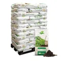 Produktbild: PALIGO Bio Pflanzerde 70l x 36 Sack 2520l 1 Palette Erde Blumenerde Universalerde Gartenerde Kultursubstrat Gärtner Qualität Torfreduziert Für Garten Balkon & Zimmerpflanzen Tommi