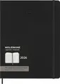 Produktbild: Moleskine 12 Monate Pro Wochen Notizkalender 2026, Pro XL, 1 Wo = 2 Seiten, vertikal, Spalten für Notizen, fester Einband, Schwarz