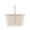 Produktbild: reisenthel carrybag teddy sand – Stabiler Einkaufskorb mit viel Stauraum und praktischer Innentasche – Elegantes und wasserabweisendes Design