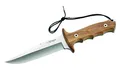 Produktbild: Nieto 118015 Bowie-Messer, rostfrei, Olivenholz, Lederscheide, Klinge 15 cm, Heftlänge 13 cm