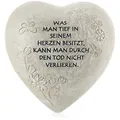 Produktbild: Grab-Dekoration in Herz-Form - wetterfester Grabschmuck mit Schmetterlingen -