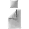 Produktbild: Bierbaum Bettwäsche, Hellgrau, Textil, Uni, 155x220 cm, Oeko-Tex® Standard 100, Oeko-Tex® Made IN Green, pflegeleicht, atmungsaktiv, hautfreundlich, bügelleicht, 100% feinster Baumwollsatin mit Seiden-Finish, weiche und anschmiegsame Oberfläche, edel glänzend, Übergröße, Schlaftextilien, Bettwäsche, Bettwäsche, Satin-Bettwäsche