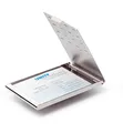 Produktbild: Durable Visitenkartenspender Business Card Box Chrome, 1 Stück, silber, 244023