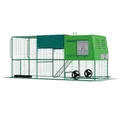 Produktbild: Agrarzone Mobiler Hühnerstall Kunststoff Egg Palace - Extra großer Hühnerstall mit Auslauf & Rädern - Milbenhemmend & Winterfest - Hühnerhaus für 4-6 Hühner