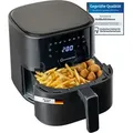 Produktbild: Heißluftfritteuse HF400 – 4,0L xxl Airfryer - Touchscreen, 8 Programme, 1500 Watt, tüv Rheinland gs geprüft - Sommertal