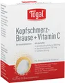 Produktbild: Togal Kopfschmerz-Brause + Vitamin C zur Behandlung bei leichten bis mäßig starken Schmerzen, schnelle Schmerzlinderung, mit Wirkverstärker Coffein und Vitamin C, 20 Stück Brausetabletten