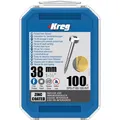 Produktbild: Kreg SPS-F150-100-INT Taschenlochschrauben 38 mm Verzinkt Linsenkopf Feingewinde 100 Stück (100 Schrauben pro Stück) (44421861)
