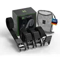 Produktbild: Hardtwerk® Spanngurte mit Ratsche (4 Stück) - 6m, 1000kg Greifkraft, TÜV & GS Zertifiziert - Vielseitige Ratschenzurgurte für den Professionellen Gebrauch - Anhänger, Gepäck & Camping, Schwarz