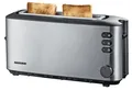 Produktbild: Severin AT 2515 Langschlitztoaster Edelstahl Schwarz 1000W 2 Scheiben