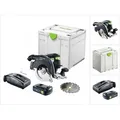 Produktbild: Hkc 55 Eb-basic Akku Handkreissäge 18 V 160 Mm Brushless + 1x Akku 3,0 Ah + Ladegerät + Systainer - Festool