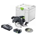Produktbild: Festool HKC 55 EB-Basic Akku Handkreissäge 18 V 160 mm + 1x Akku 3,0 Ah + Lader