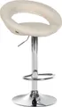 Produktbild: CLP Barhocker Olinda Stoff drehbar und höhenverstellbar,creme chrom