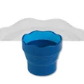 Produktbild: Wasserbecher CLIC&GO blau mit praktischem Faltmechanismus